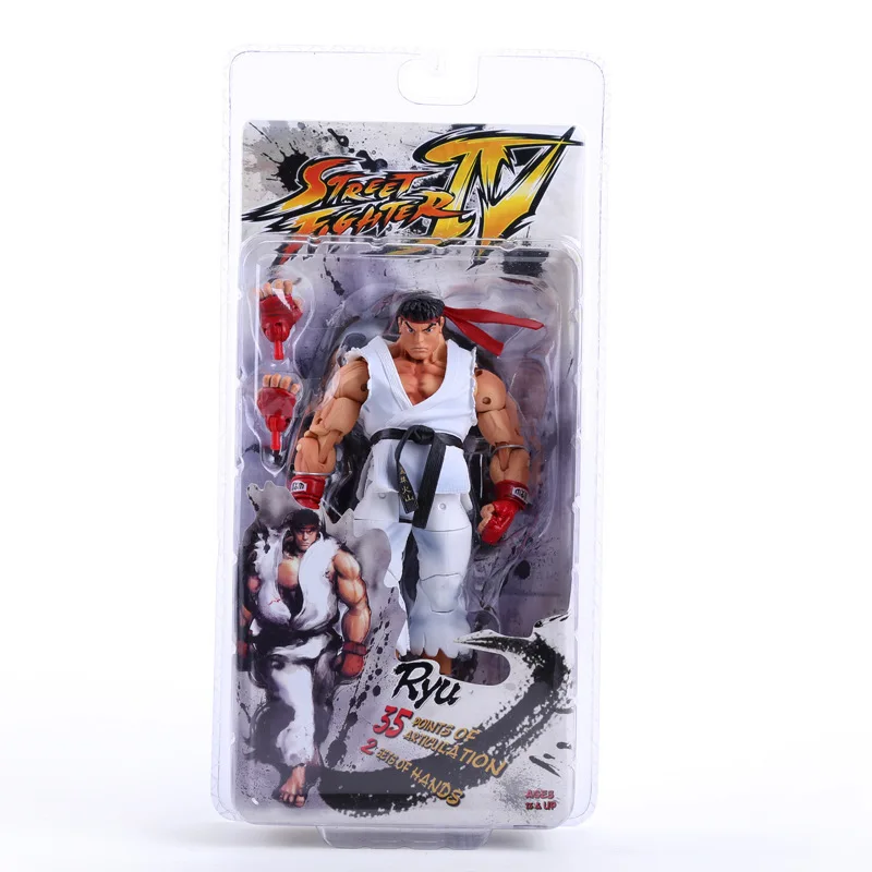 Street Fighter CHUN LI RYU Ken Guile Akuma Articulated PVC Action Figure Collectible Model Toys