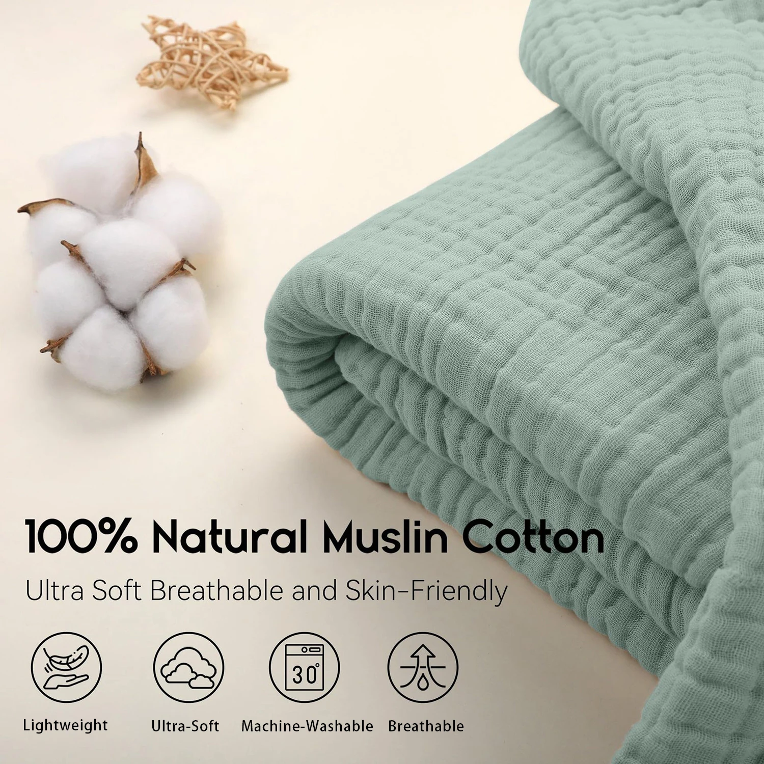 Simple Muslin Summer Blanket 1 - Wool Blanket Herringbone review and price