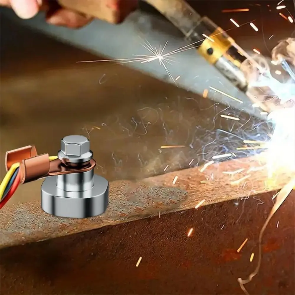 

Мощный магнетизм, сварочный магнит, 500А, медный электрод, сварочные зажимы, сварочные аксессуары с одной головкой, поддержка сварки