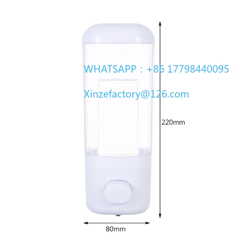 

Customizable 500/1000ML Wall Mounted Manual Press Soap Shampoo Hotel Shower Gel Container Bottle Single/Double Head Bathroom Liq