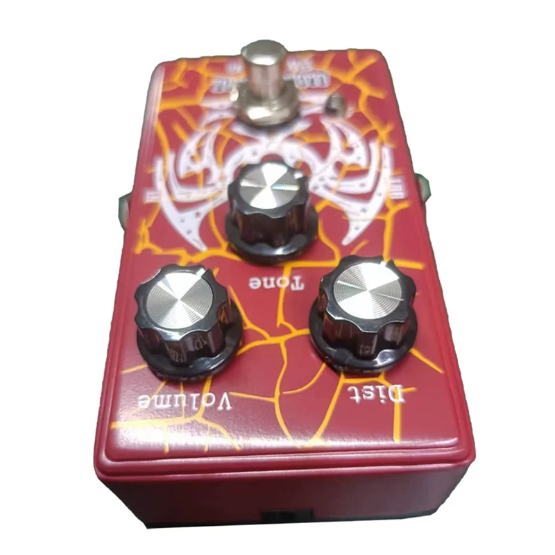 

YHOLI-Guitar Effect Broken Blade Distortion Pedal,With Dist/Volume And Tone Pedal,Distortion Effect Pedal,Guitar Pedal