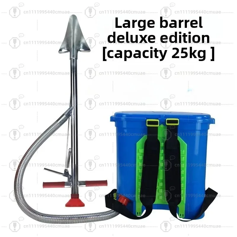 Agricultural corn fertilizer applicator, spatula top fertilizer applicator