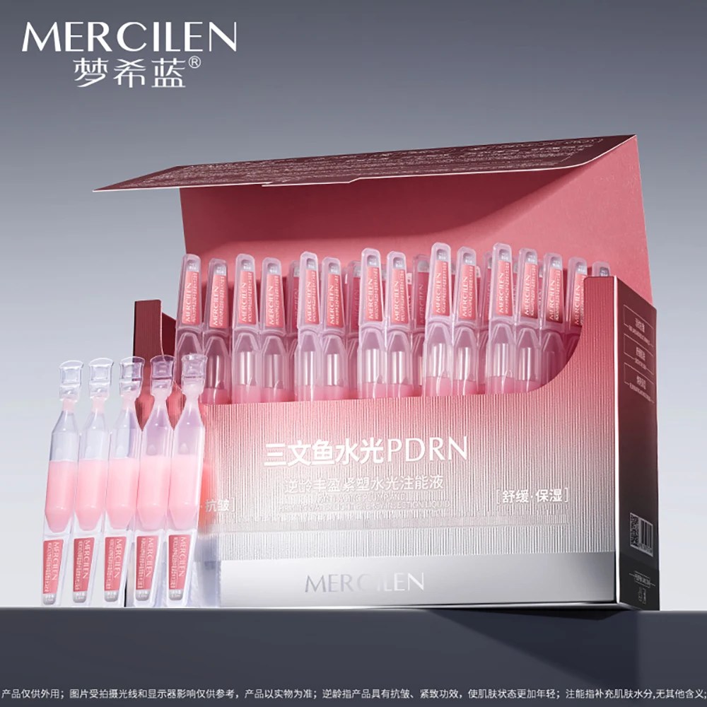 30Pcs Salmon PDRN Energy Injection Revitalizes Collagen Essence Plumping Tightening Hydrating Energizing Face Serum Skincare