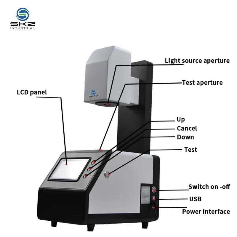 SKZ 120A Glass digital light transmittance test instrument haze meter