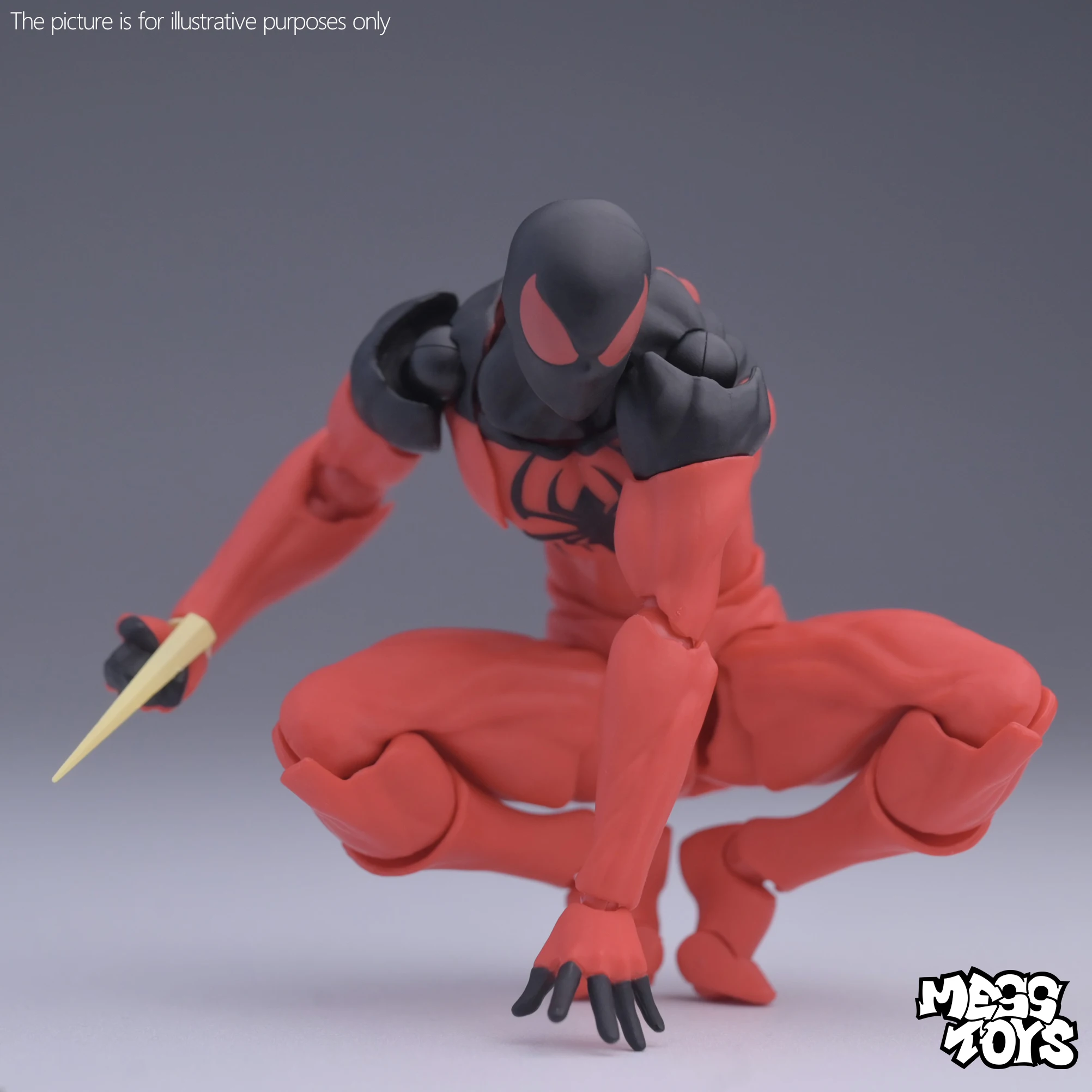 messtoys スパイダーマン MessToys Superior Spiderman figura juguetes para desenredar Kaine