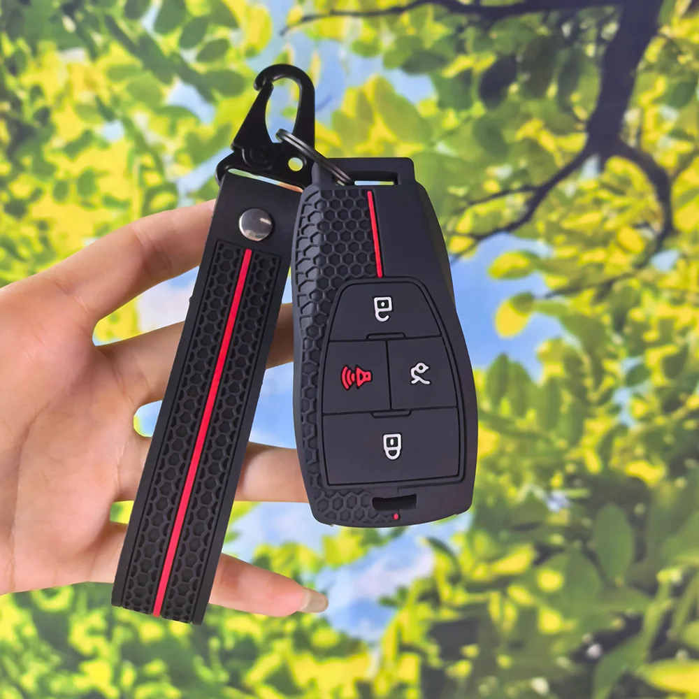 Key Case Keychain For Baic Motor Beijing BJ40 BJ80 BJ30 BJ60 BJ90 BJ20 F40 U7 X7 EU5 U5plus Car Accessories Silicone Key Cover
