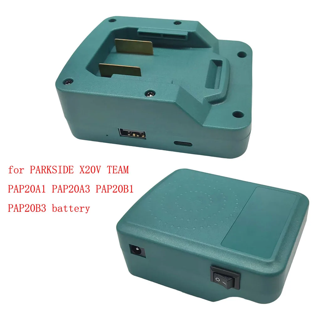 

Mobile Phone Wireless Battery Charger Adapter For PARKSIDE X20V TEAM PAP20A1 PAP20A3 PAP20B1 PAP20B3 Battery Power Tool Access