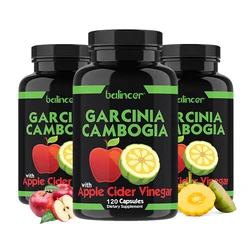 Garcinia Cambogia Extract + Apple Cider Vinegar, Appetite Suppressant, Fat Burner, Non-GMO, Gluten-Free