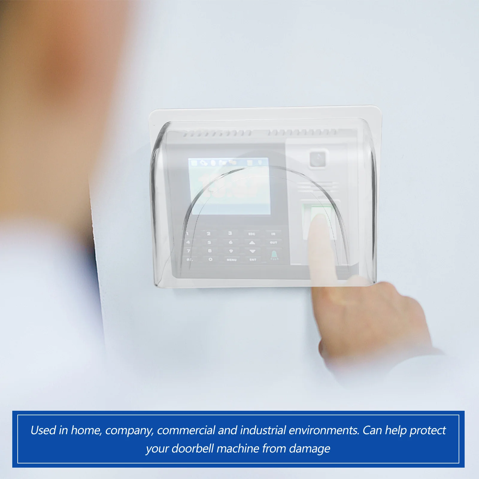 1Pcs Attendance Machine Protector Cover Waterproof Control Machine Rain Cover Useful Outdoor Protector