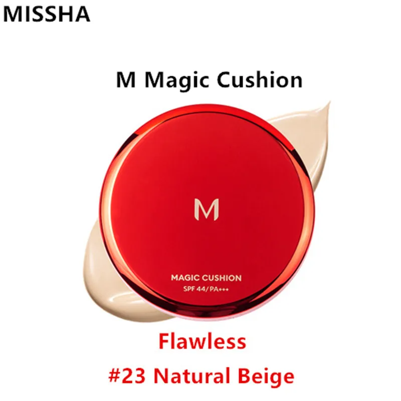 New Version MISSHA M Magic Cushion SPF44/PA+++15g  Sunscreen Foundation Concealer Air BB Cream Whitening Korea Cosmetics