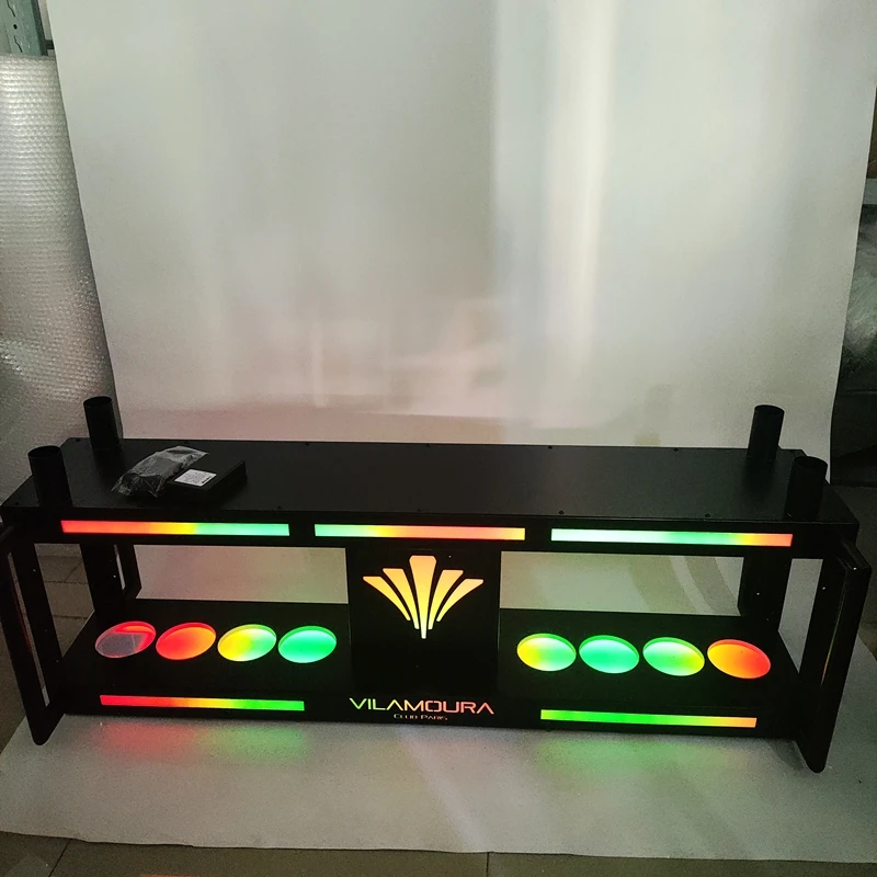8-piece Bar Light KTV Wine Rack with Wine Holder and Champagne King Display, Suitable for Party Supplies Atmosphere