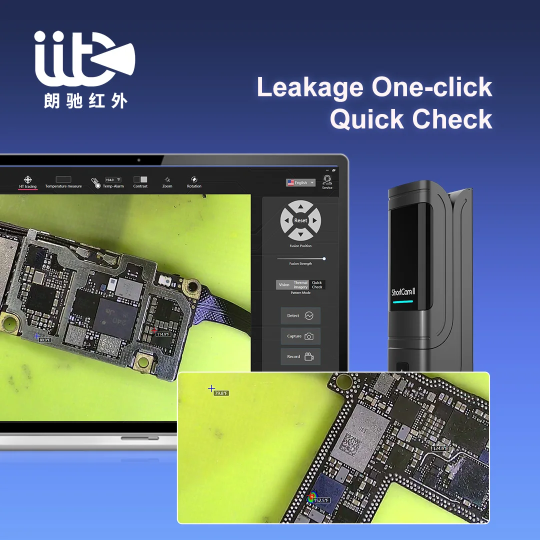 

Infrared Thermal Imaging Diagnosis Instrument LANGCHI ShortCam II Thermal Imager Camera For Phone Mobile PCB Repair Tool