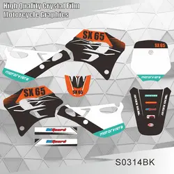 for KTM KTM SX 65 SX65 65SX 1998 1999 2000 2001 Graphics Decals Stickers Kit Custom Number Name Stickers