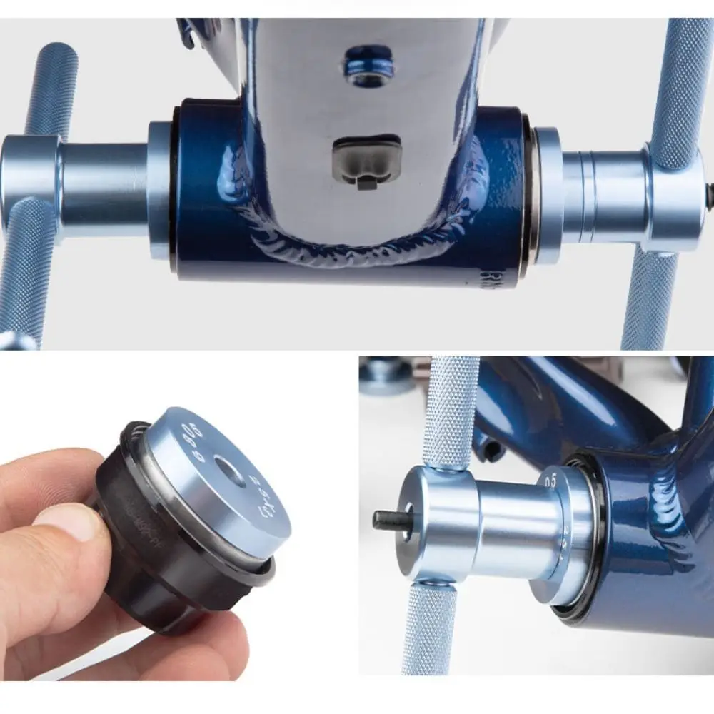 

Набор из 18 пресс-блоков для установки велосипедных подшипников, инструмент для подшипников поворотных точек рамы Soft Tail, пресс для ступичных подшипников, комплект для сборки ступиц