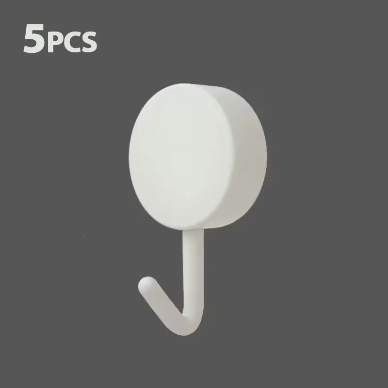 5/10PCS Selbstklebende Wand Haken Stark Ohne Bohren Kleidung Wc Badezimmer Tür Küche Handtuch Aufhänger Hause Tisch locker Haken