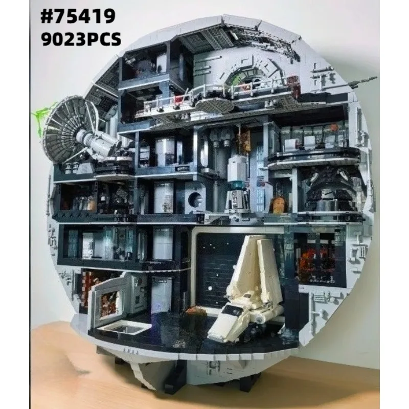 

Инновационный новый большой конструктор «Звезда Смерти» в классическом стиле, украшение для дома, подарок на годовщину для фанатов 75419