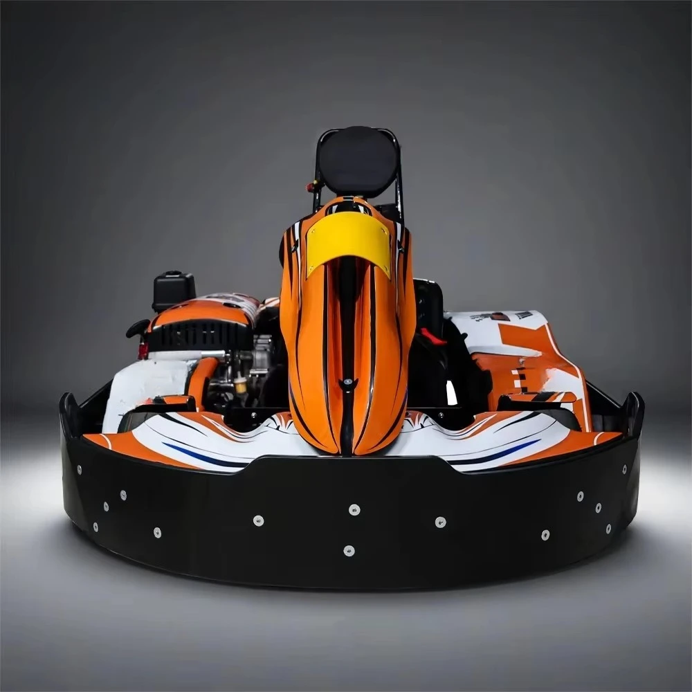 Durable Commercial Rental Go Kart 270cc 4 Stroke Petrol Engine Karting for Adult Junior High Performance Low Cost Run