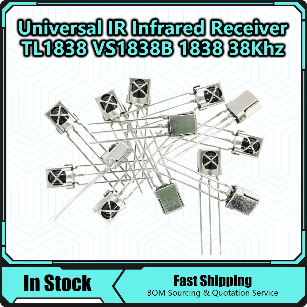 IR Infrared Receiver TL1838 VS1838B 1838 38Khz wholesale Universal
