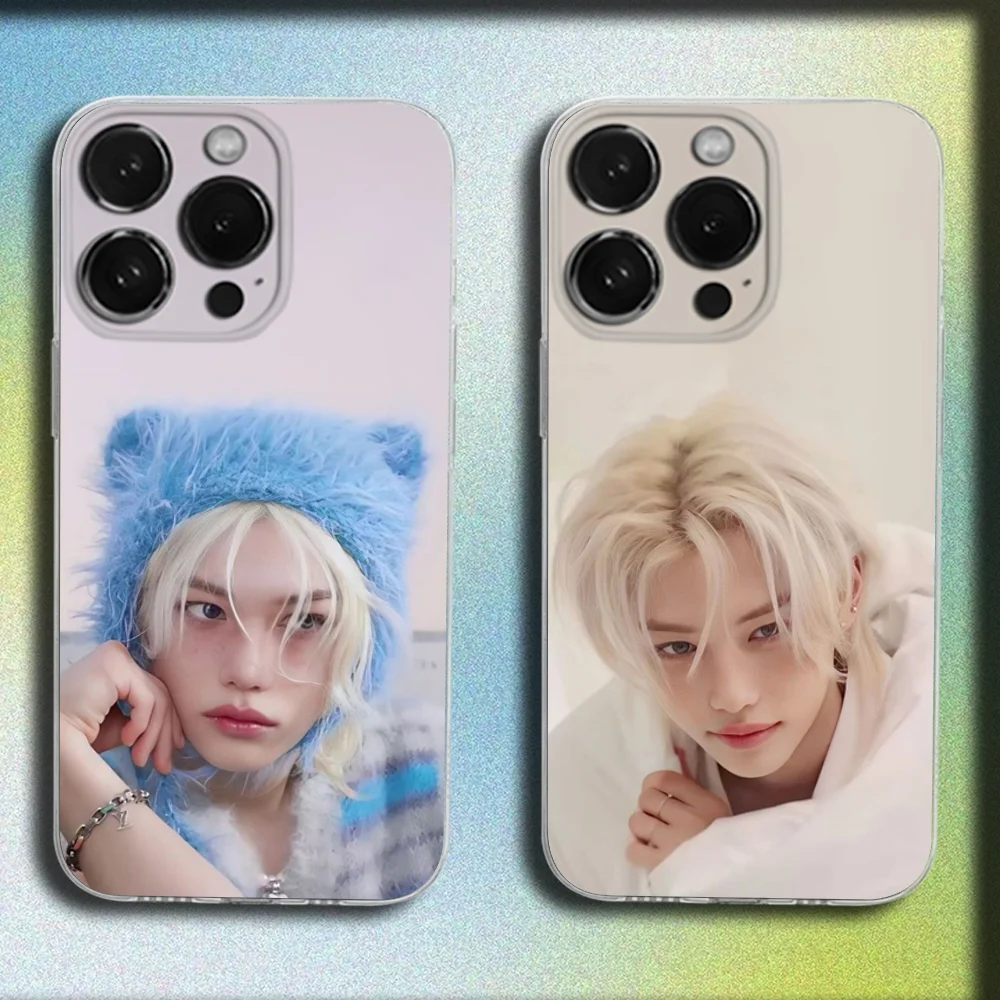 

Singer F-Felix L-Longfu Phone Case For iPhone 16,15,14,13,12,11 Plus,Pro,Max,XR,XS,Plus,SE,Mini Transparent Soft Cover