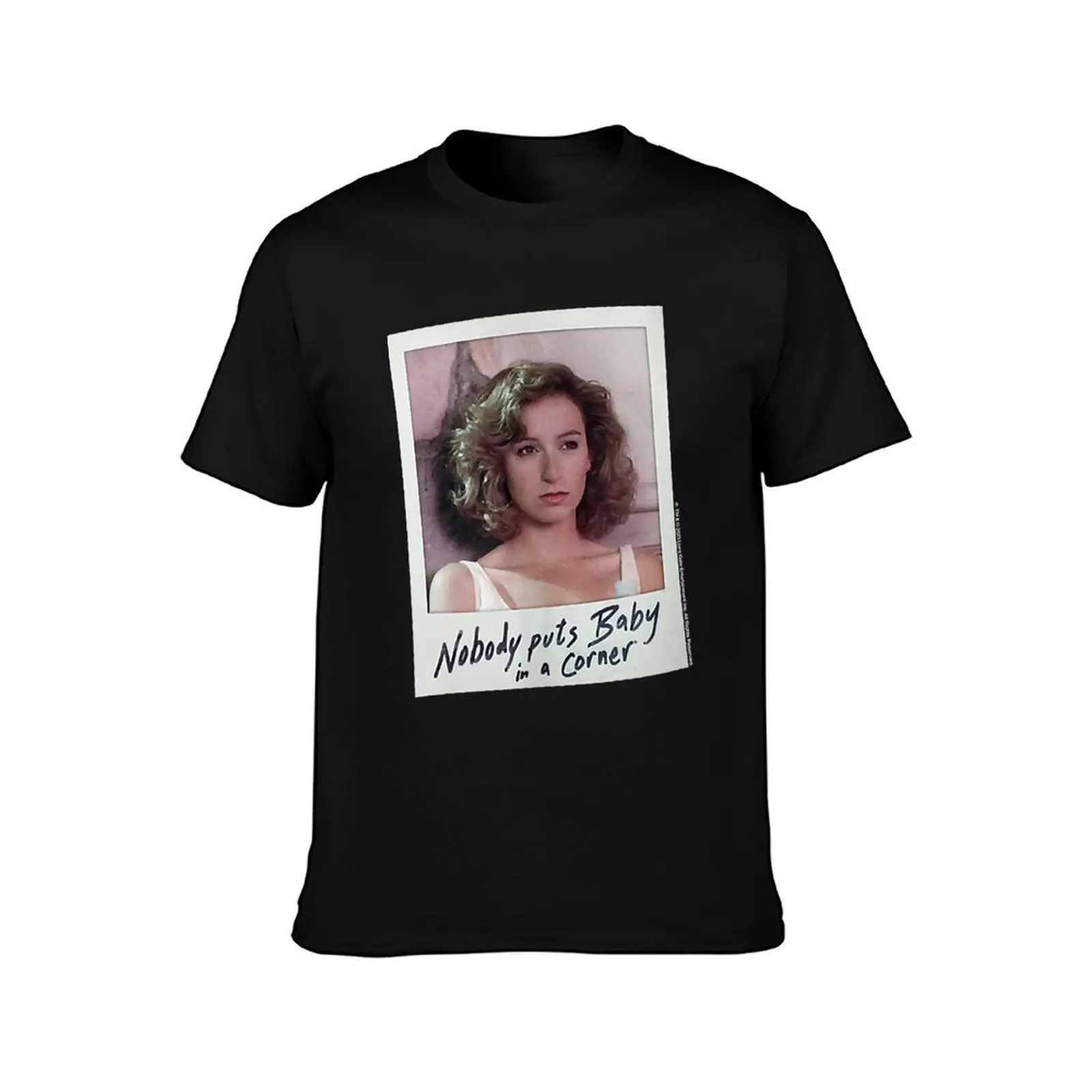 Dirty Dancing Baby In A Corner Photo T-Shirt, Summer Casual Cotton Tee, Oversized Streetwear Tops, Vintage Graphic Print