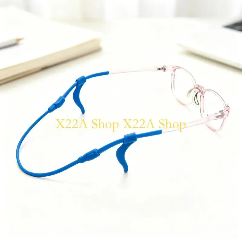 Unique Eyeglass Grip Accessory with Silicone Temple Support Pieces and Size Chart Reference for Home and Shop Repair