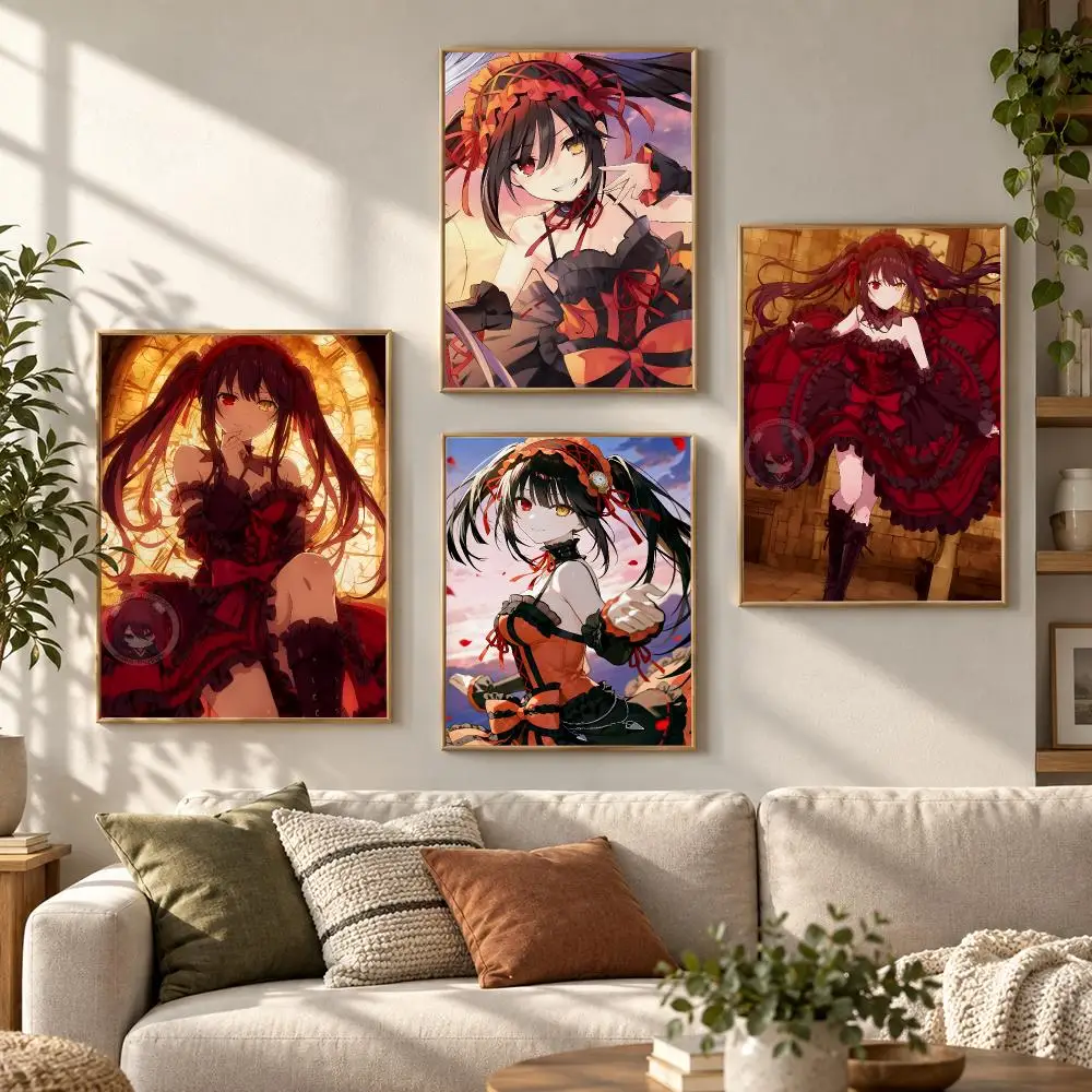 Kurumi Tokisaki D-Date A Live Poster HD Waterproof Aesthetic Wall For Home Decor Trendy Durable Easy To Apply Art