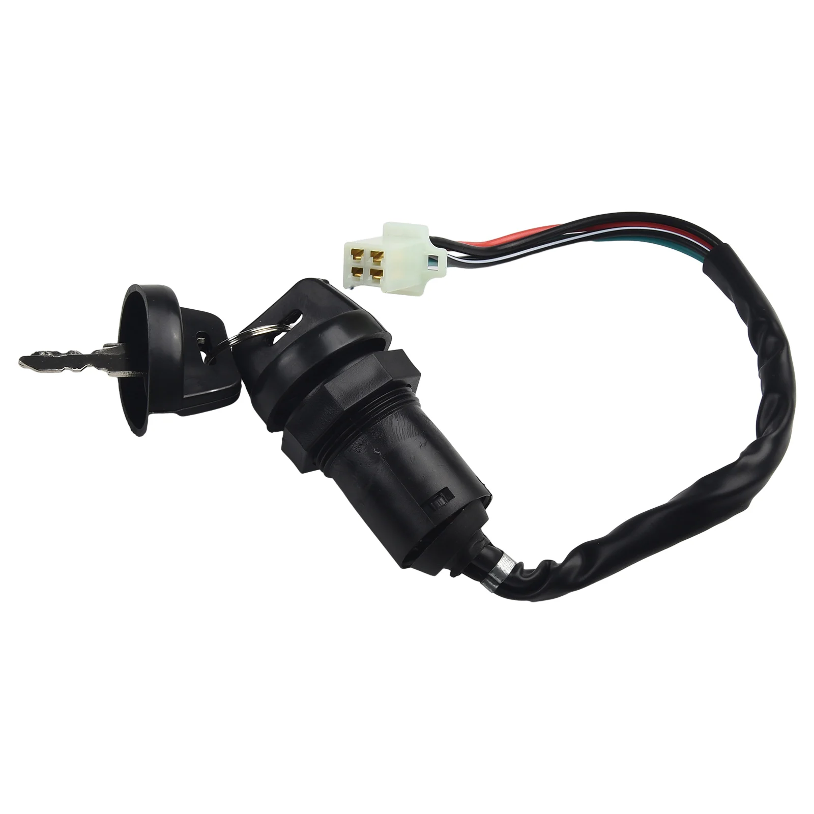 4Pin ATV Ignition Key Switch Universal 2 Wires Ignition Keys Start Switch Lock Key For 50/70/90/110/125/250cc ATV Dirt Bike image 3
