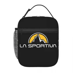 La Sportiva Logo Insulated Lunch Bags for School Office Outdoor Sports Waterproof Cooler Thermal Bento Box Women Children