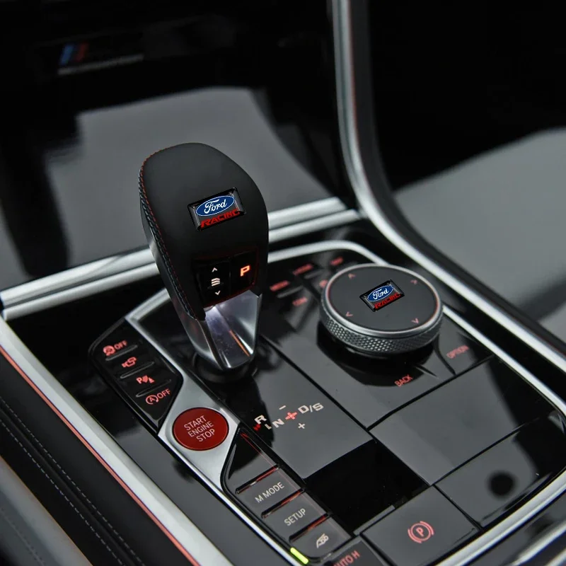 10 قطعة سيارة الديكور متعددة الوظائف زر شعار نمط ملصق لفورد فييستا EcoSport مرافقة الحارس مونديو موستانج التركيز 2 3 #6