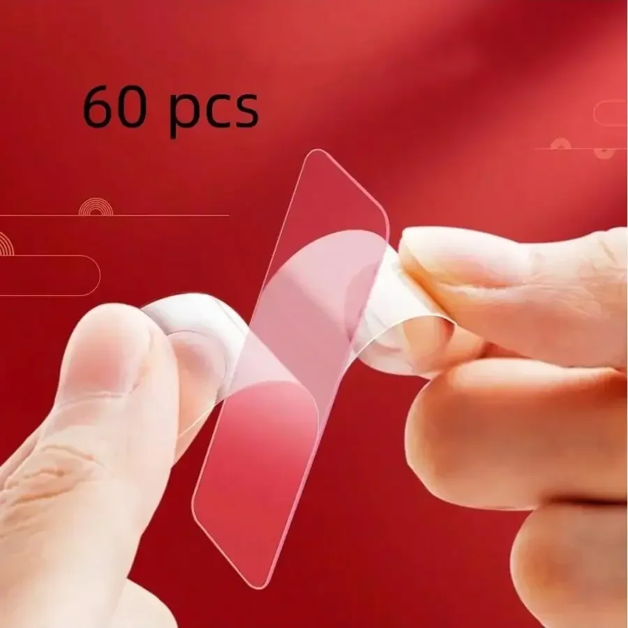 

Reusable Double Sided Tape Transparent Nano Glue Seamless Self Adhesive Waterproof Seamless Wall Stickers Washable Tape