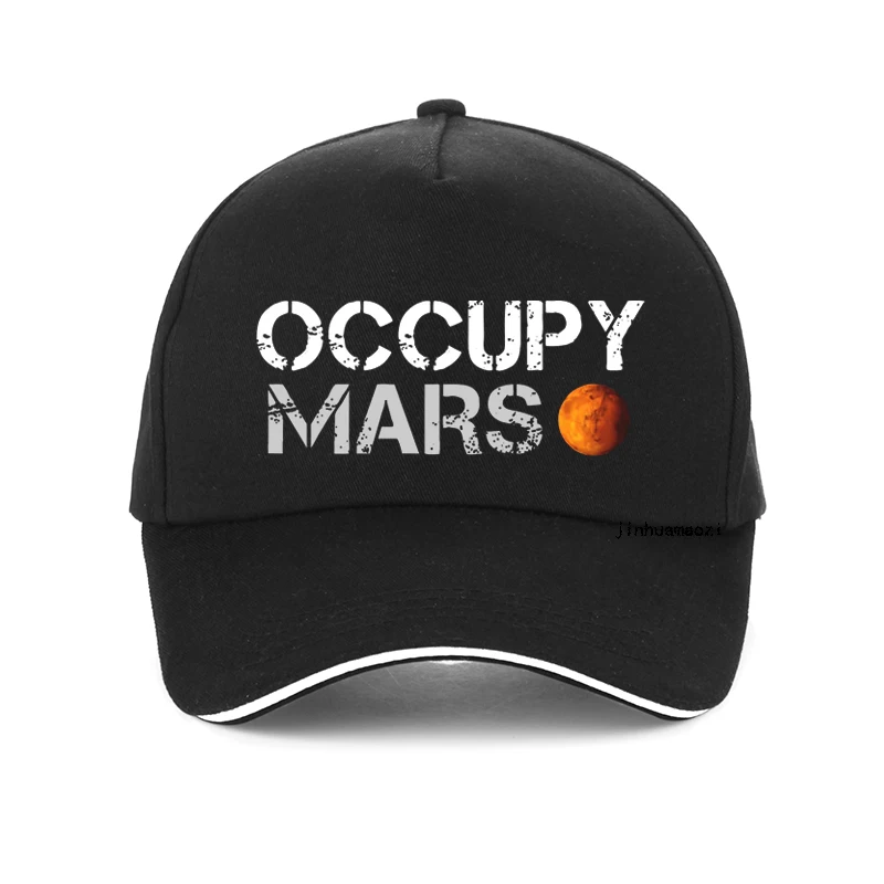 

Occupy Mars creative design Men hat Fashion brand SpaceX Baseball Cap Summer Casual adjustable snapback hats