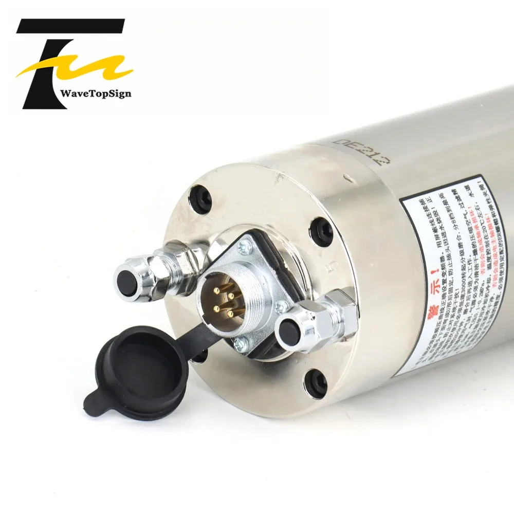 1.5KW 2.2KW CNC Water Cooled Spindle Motor 220V 380V ER16 ER20 400Hz GDK80-24Z For CNC Metal Milling Cutting Machine