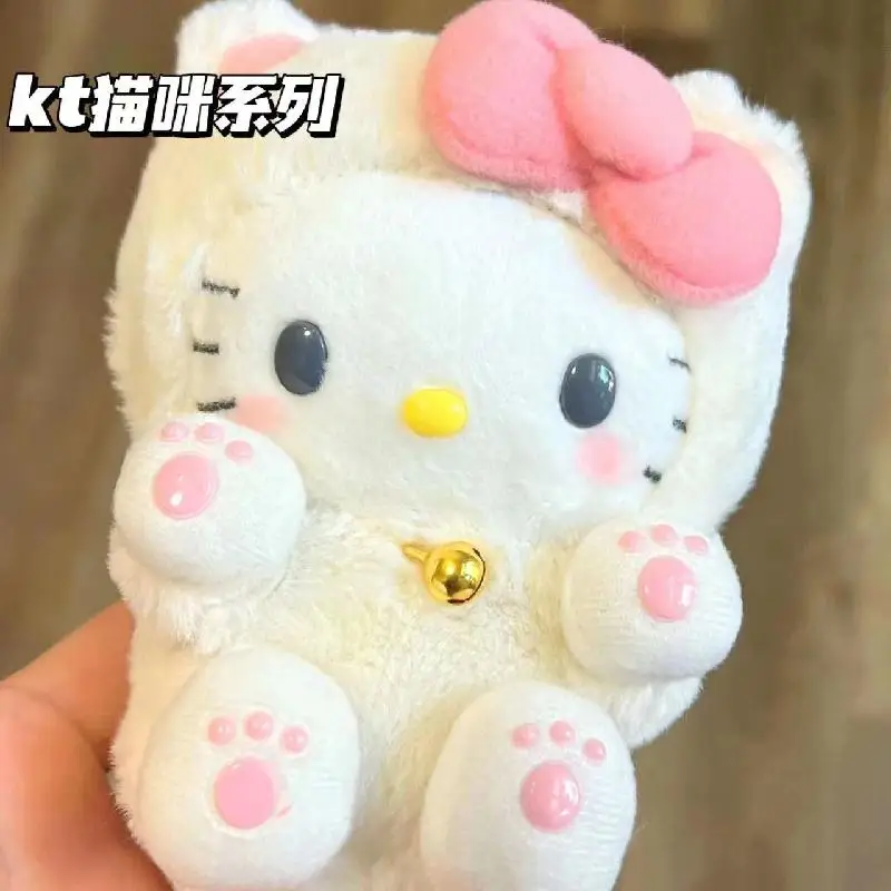 Sanrio Hello Kitty 10cm Cartoon Plushie Plush Doll Stuffed Schoolbag Pendant Gift Small Ornament Plush Girl Gift Spotify Premium