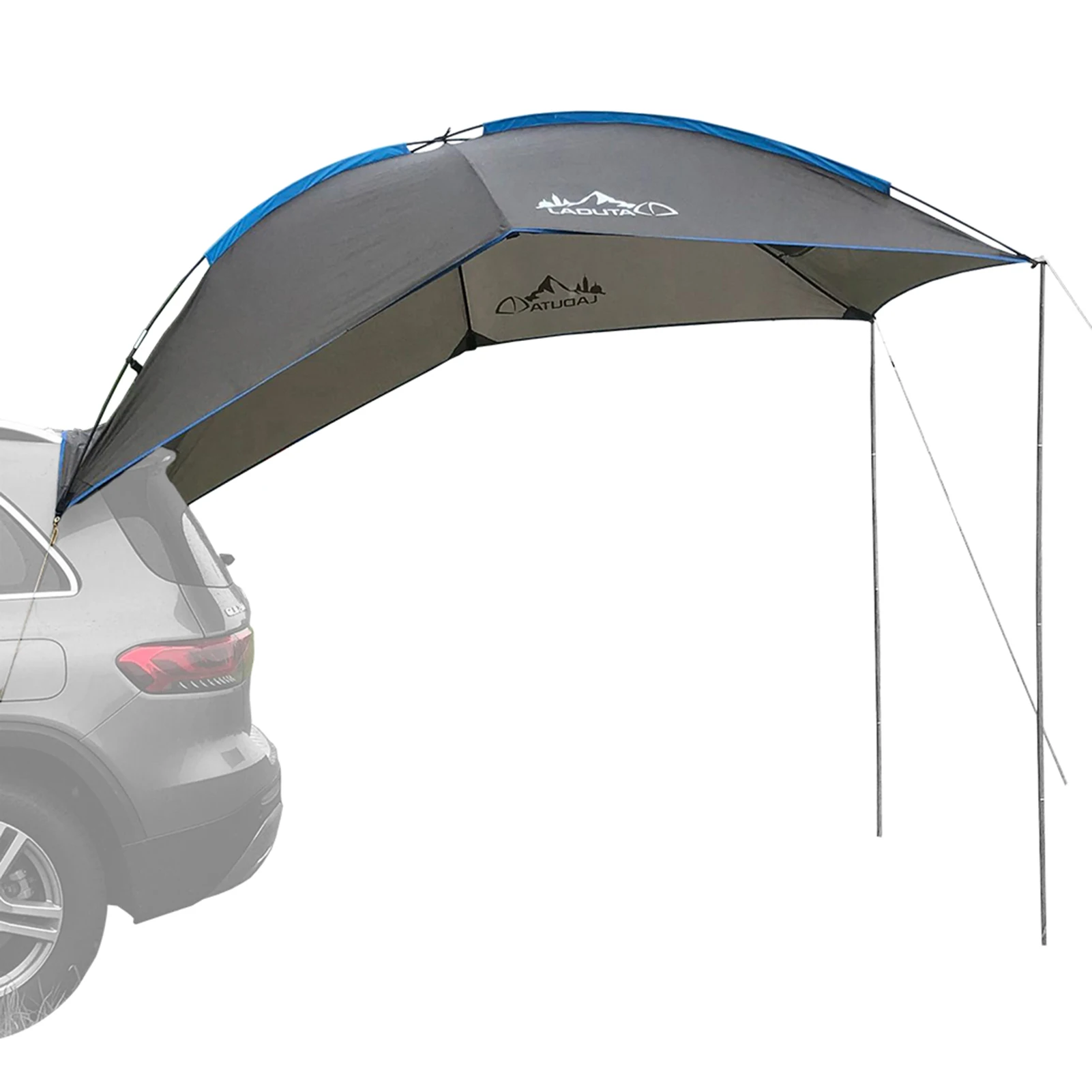 Waterproof Car Rear Tent Camping Shelter Outdoor Car Tent Beach Sun Shelter Awning Shelter Automobile Rooftop Rain Canopy 2024