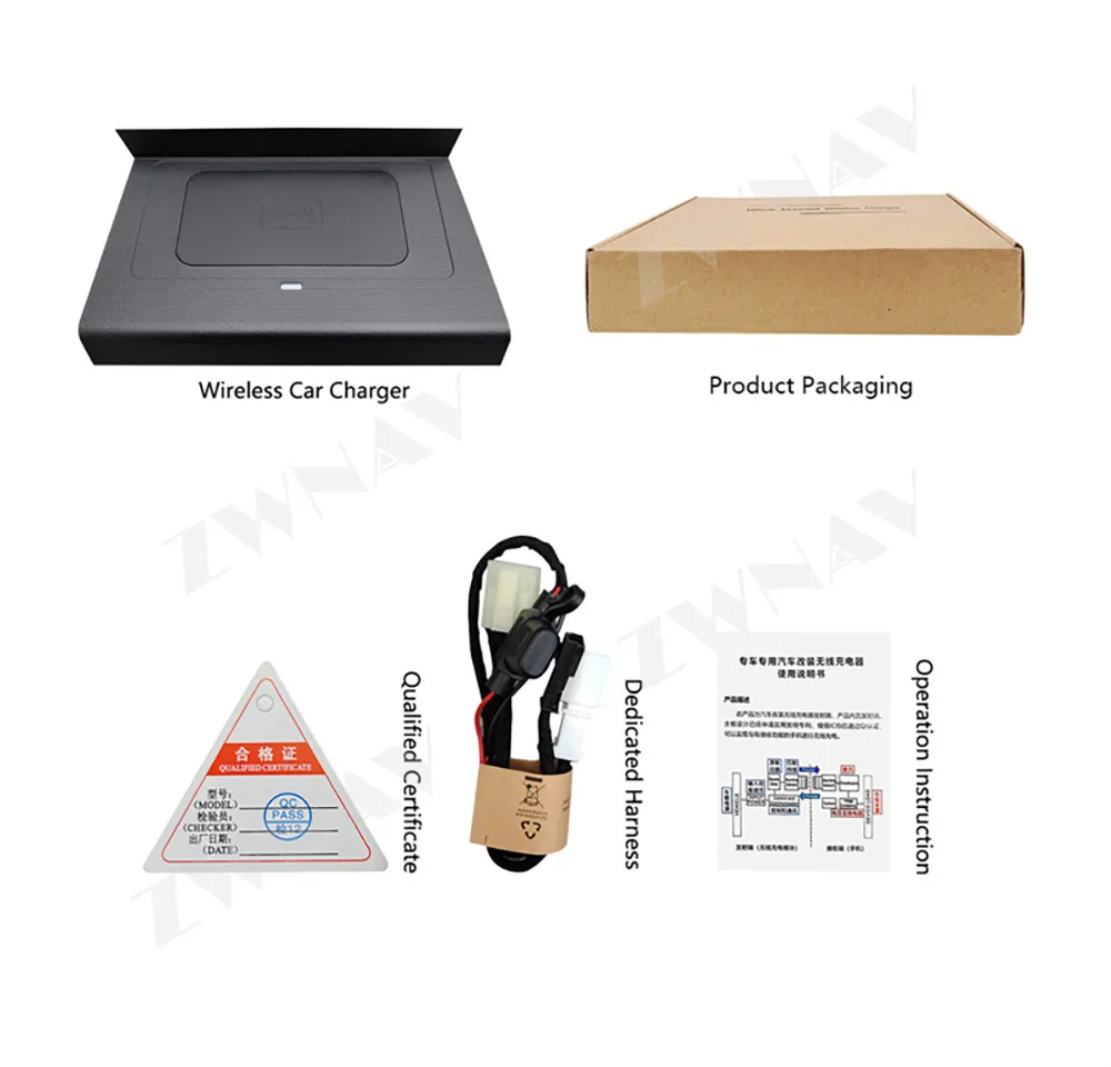 For Jetta VSS 2022 Models Embedded Inserted Center Console Charging Pad Car Upgrade Module wireless charger