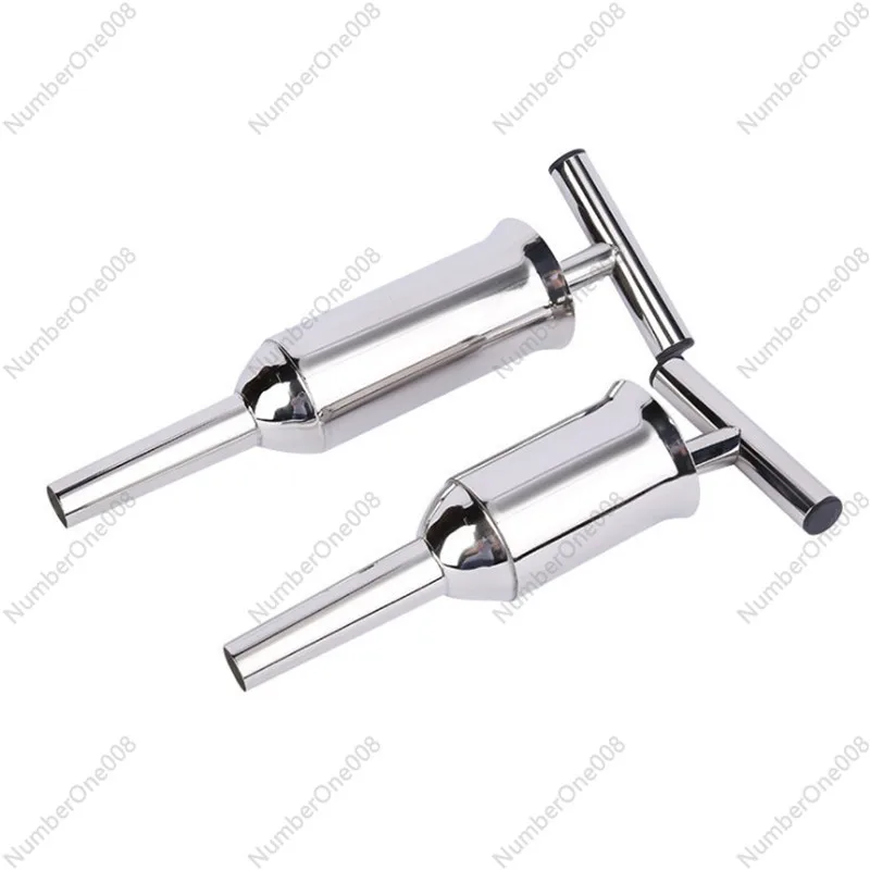 Household Sausage Maker Machine, 304 Stainless Steel Manual Sausage Filler for Pork Sausage and Dry Curing, Easy Clean