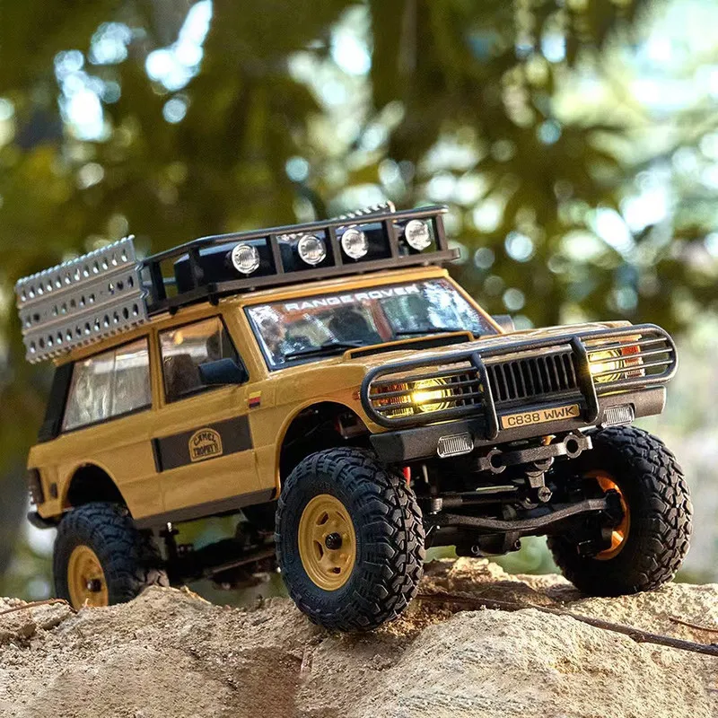 FMS 1/24 Fcx24m Land Rover D90 D110 Range Rover Rc Crawler 4wd Off Road Remote Control Car Simulation Vehicle Model Adults Gifts