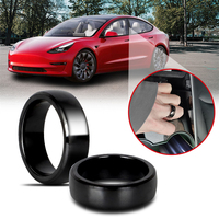 For Tesla Model 3 Model Y Smart Key Ring Accessories NFC Ceramic Ring Replace Car Key Card Key Fob Made With Original Card Chips