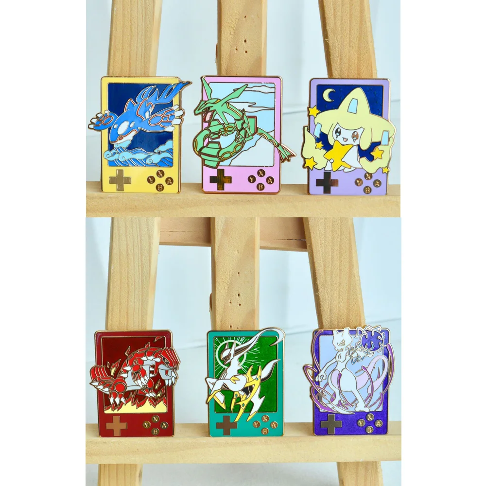 أنيمي لعبة وحوش دبابيس للملابس الرجال الصلب المينا دبابيس التلبيب دبابيس لحقيبة الظهر حقيبة شارات مجوهرات اكسسوارات