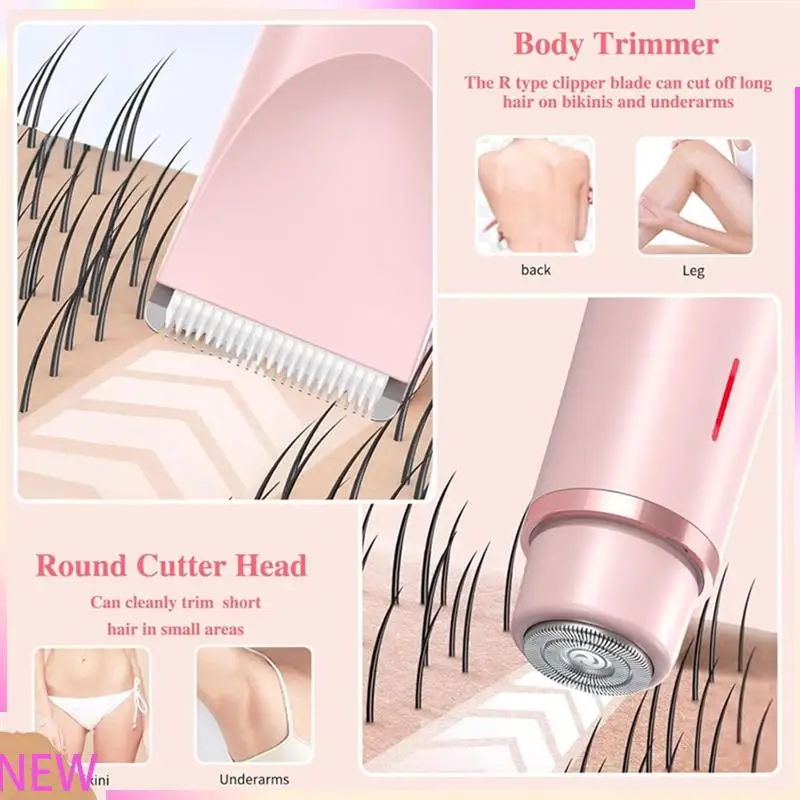 

B15C электрическая бритва для бритья, безболезненное женское средство для удаления волос с бородой, бикини, триммер для волос на теле, женское средство для удаления волос на лице