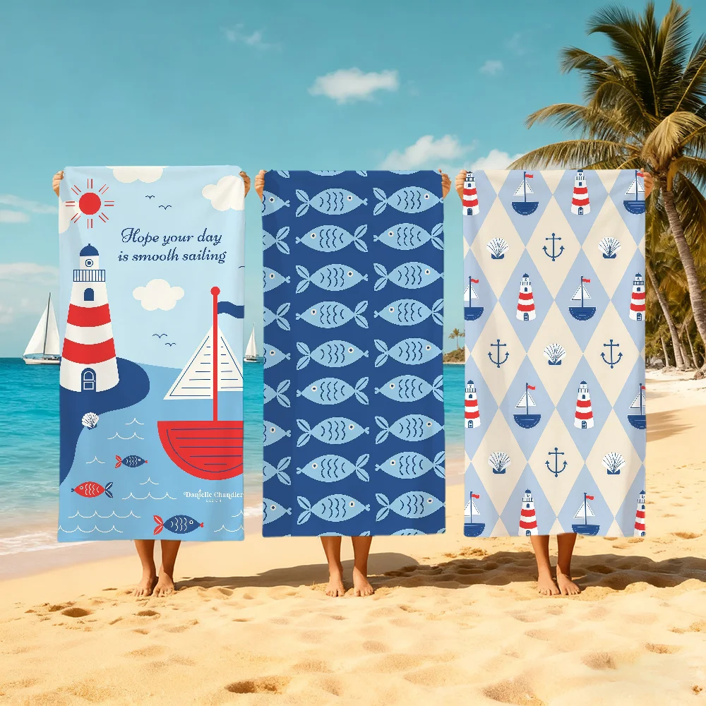 Danielle Chandler Design Art Towel Beach Quick Dry Soft Pool Towels Gift for Travel Gym Shower Camping sports