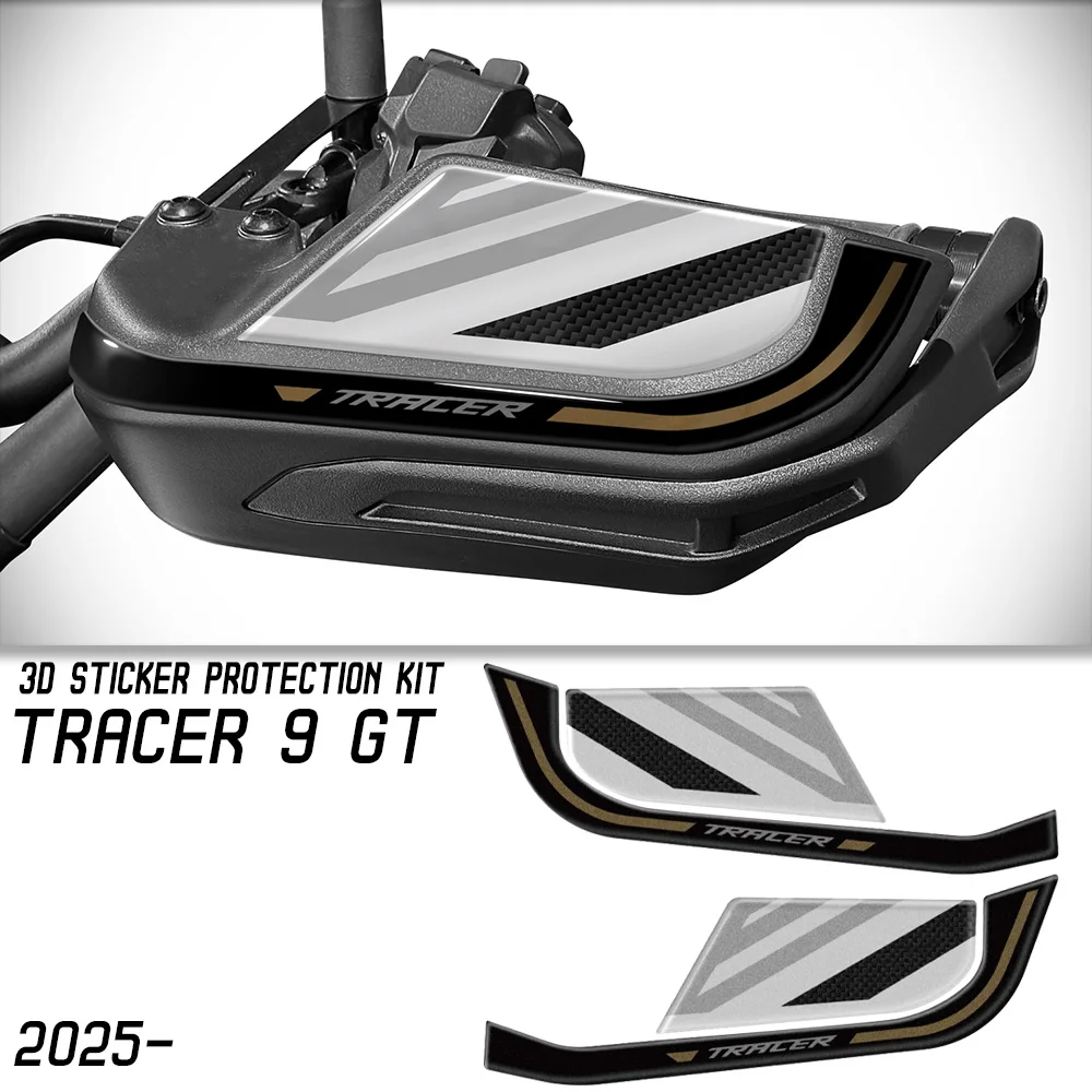 

Motorcycle Handguard Protection Waterproof Scratch 3D Resin Stickers For Tracer 9 GT Accessories 2025
