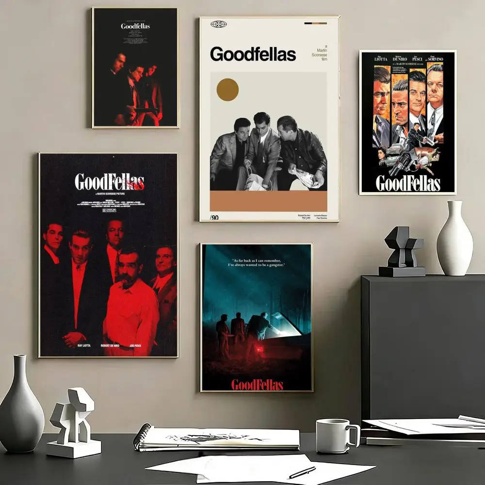 Fashion GGoodFellased Poster HD Printed Waterproof Wall Sticker Easy to Peel & Stick Home Decor