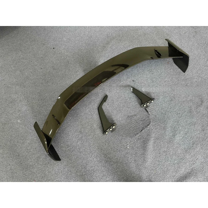 High Quality AD Style Dry Carbon Fiber Rear Trunk Spoiler Wing Body Kit Fit FL5 Type R Auto Exterior Upgrade Parts