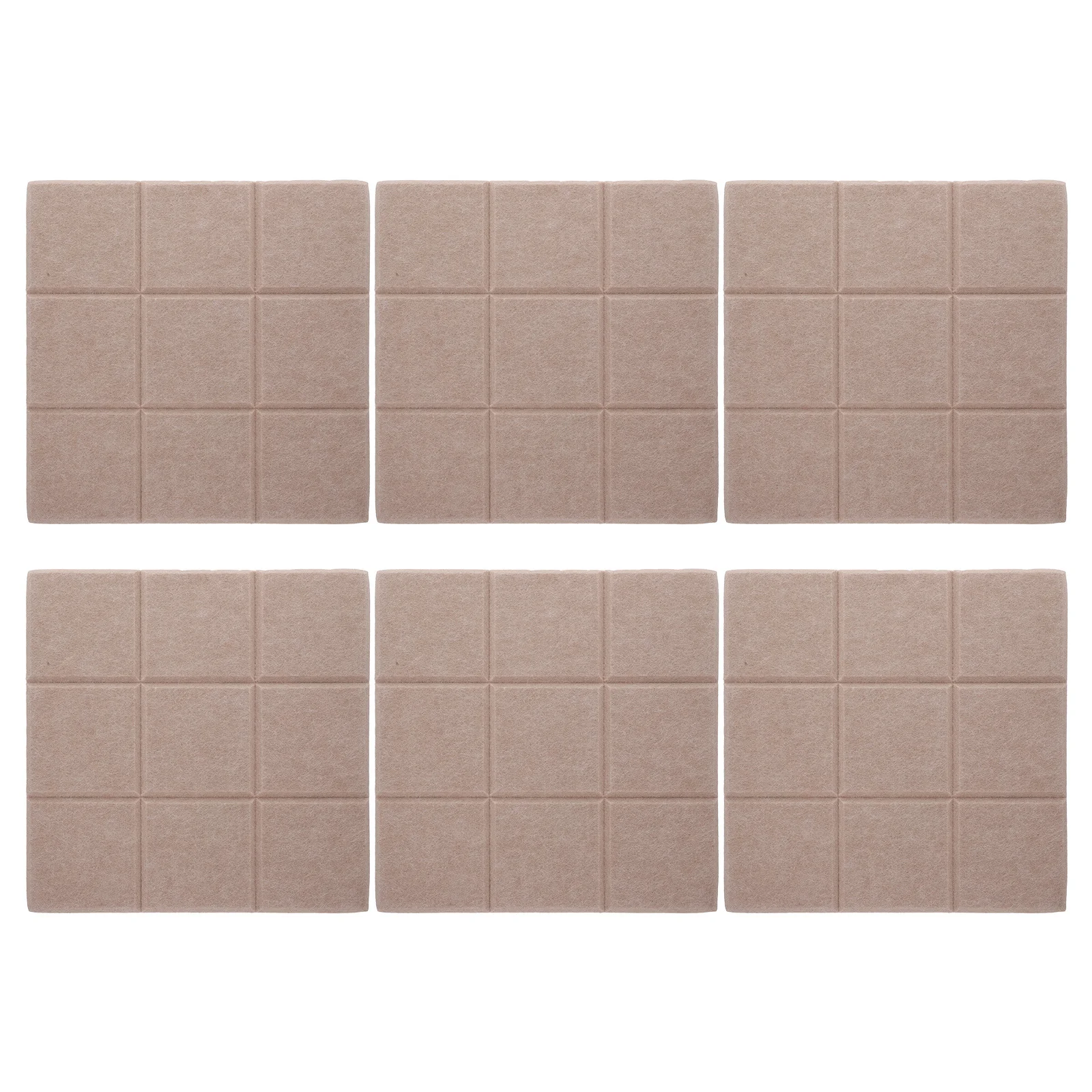 

6Pcs Felt Bulletin Board Tiles Self-Adhesive Wall Mountable Pin Boards for Enamel Pins Photos Notes Decorative Display in Home
