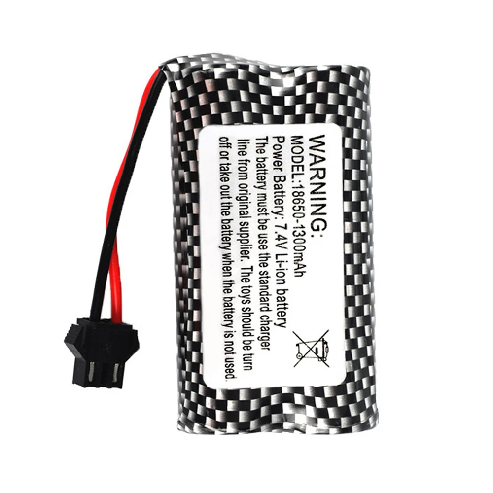 Akumulator Lipo do zegarka Wykrywanie gestów Twisted RC samochód kaskaderski RC Samochody ciężarowe łodzie zabawki części 7.4V 1300mah 2S SM-3P