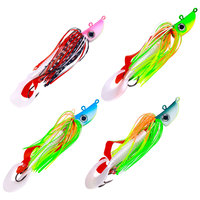 Jig Head Buzzbait with silicone Skirt Good Swimming Action Bucktail Saltwater Jigs Flounder for Fluke Bass Bluefish