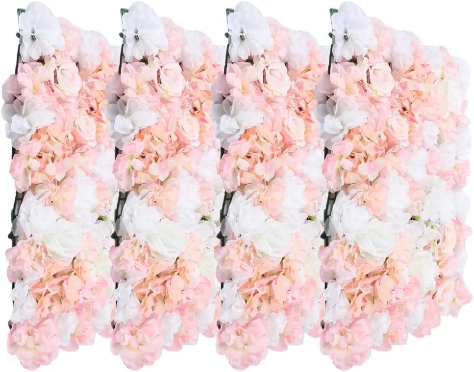 

4шт цветок стены панели искусственный цветок стены цветок стены фон искусственный Flo