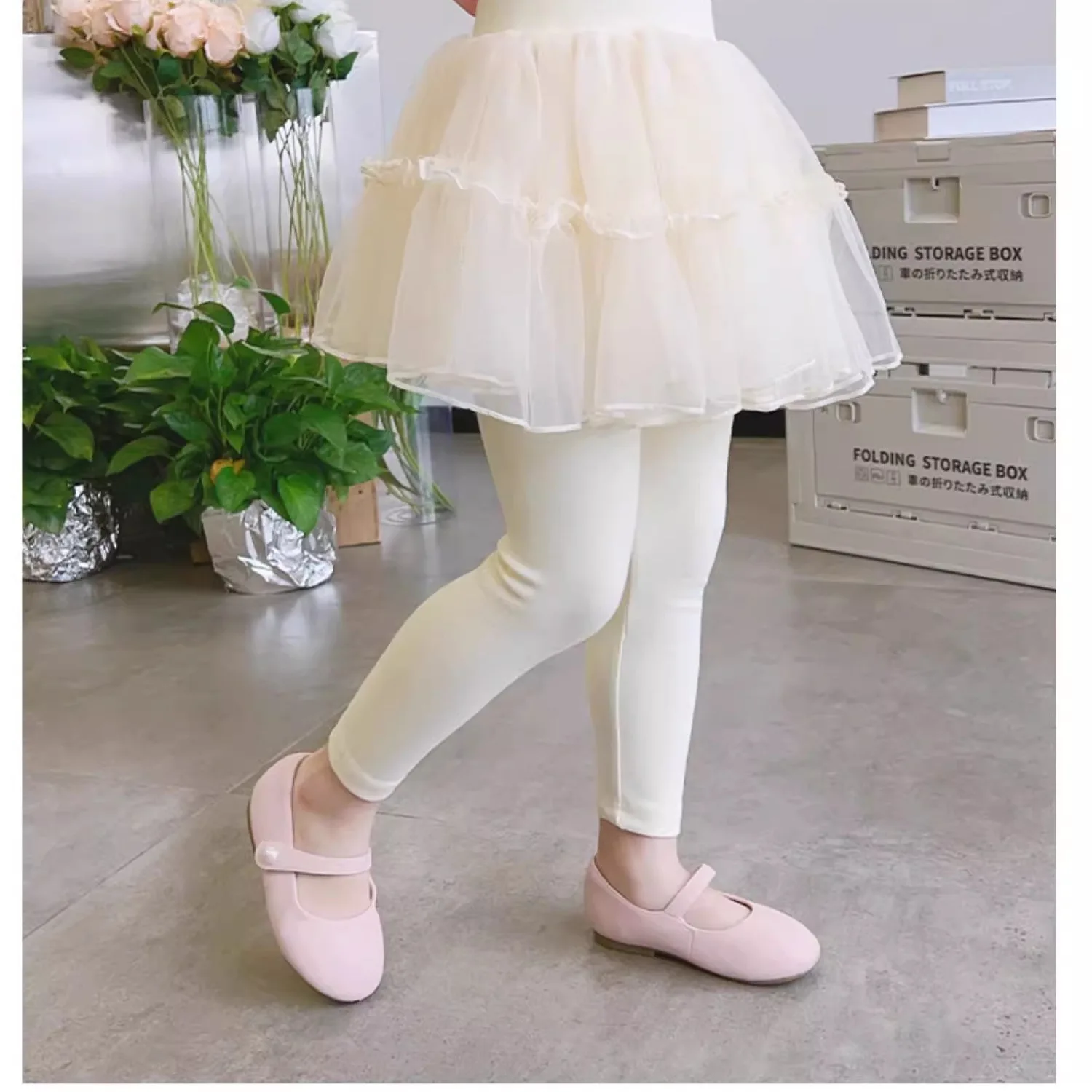 Girls' Pants and Skirts for Spring and Summer Children's Jumpsuit Bottom Pants Comfortable and All-match Kids Outside Pants
