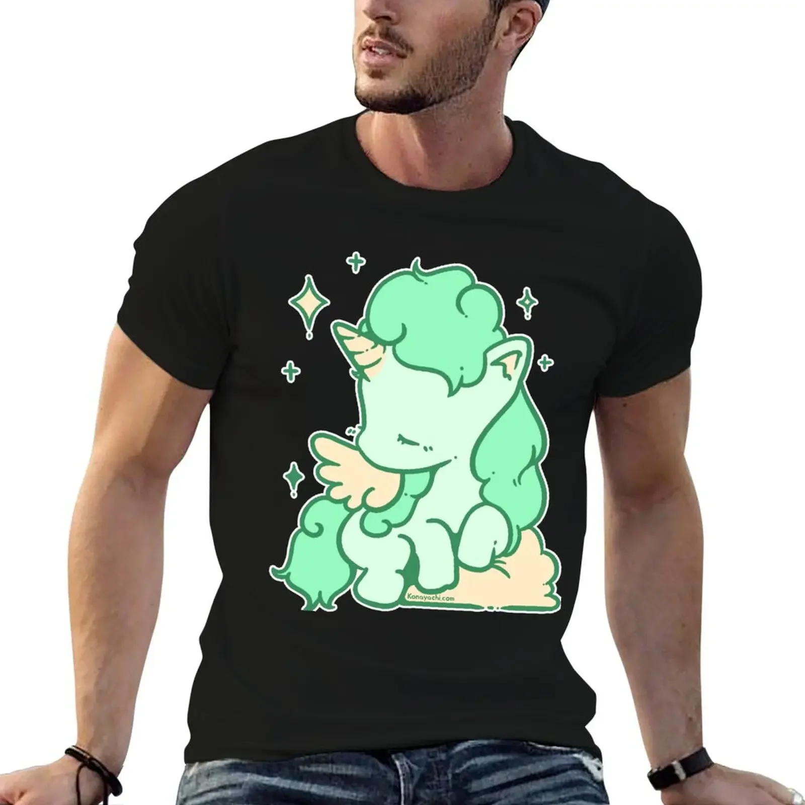 Soft Unicorn (Mint Turquoise) T-Shirt anime shirts graphic tee compression shirt men